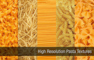 טקסטורות של פסטה בהפרדה גבוהה (HD)