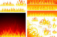 גרפיקה וקטורית להורדה – אש ולהבות