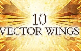10 מברשות וקטור של כנפיים להורדה