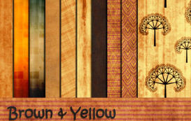 "חומים & צהובים" – חבילת פטרנים איכותית להורדה