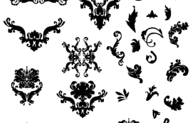 עיטורים גרפיים בוקטור להורדה