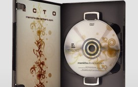 PSD להורדה- עיצוב של דיסק והעטיפה (קייס) שלו