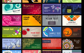 אוסף גדול של כרטיסי ביקור מעוצבים להורדה