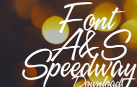 פונט Speedway בסגנון כתב יד חופשי