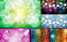 גרפיקה וקטורית להורדה – אורות וצללים בצבעים שונים