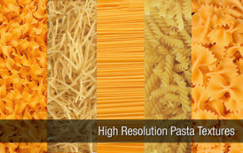 טקסטורות של פסטה בהפרדה גבוהה (HD)