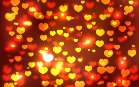 גרפיקה וקטורית – רקע לבבות