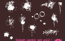 מברשות לפוטושופ (וקטור) של "השפרצות" דיו – מומלץ